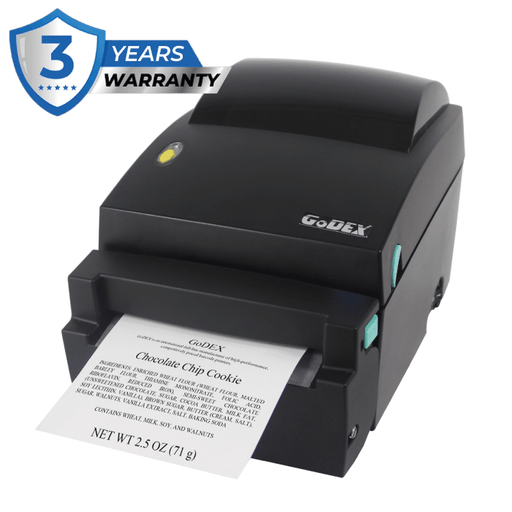 Boost productivity and eco-friendliness with the GoDEX DT4L linerless label printer. Enjoy fast, high-quality printing, easy maintenance, and reduced waste. 3-year warranty included.