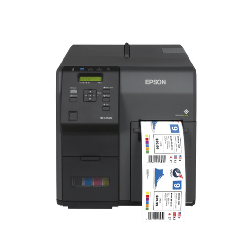  Discover the Epson C7500 Colour Label Printer – the perfect solution for in-house, on-demand label production. With PrecisionCore technology, high-speed printing at 300mm/sec, and cost-saving features, it delivers consistent, high-quality results with minimal maintenance. Ideal for food, beverage, and packaging labels.