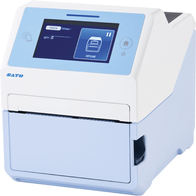 The 4-inch CT4-LX-HC thermal desktop healthcare printer combines intelligence, functionality, and performance. Standard features include clinical-ready antimicrobial plastic casing, disinfectant wipe down ready