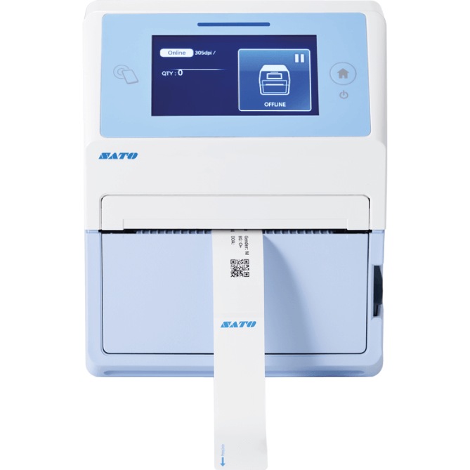 The 4-inch CT4-LX-HC thermal desktop healthcare printer combines intelligence, functionality, and performance. Standard features include clinical-ready antimicrobial plastic casing, disinfectant wipe down ready