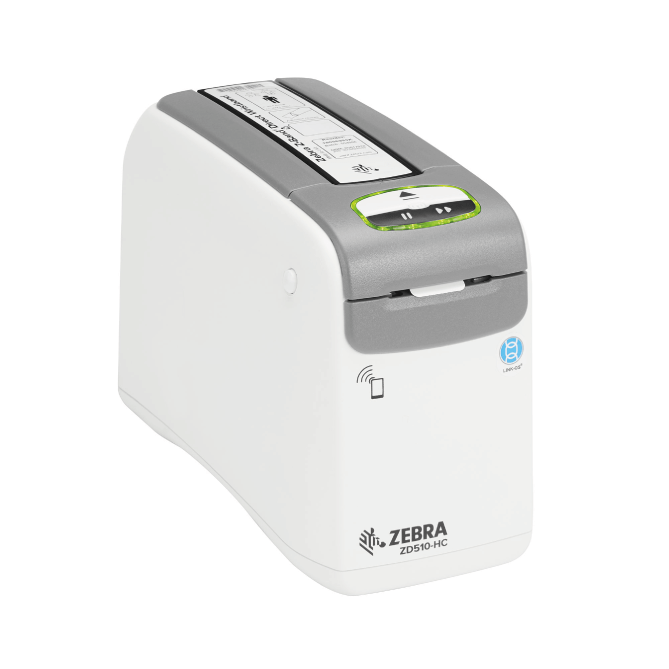 Discover the ZD510-HC wristband printer, perfect for healthcare and entertainment. It offers easy-to-load cartridges with antimicrobial-coated Zebra Z-Band® wristbands, enhancing patient safety and boosting productivity. Ideal for hospitals, amusement parks, and more, ensuring reliable, high-quality wristband printing.