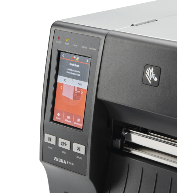 Discover the versatile ZT411 industrial printer, perfect for diverse applications with print widths up to 4 inches (104 mm). Easily upgrade with field-installable connectivity, media handling, and RFID options. Available in 203, 300, and 600 dpi, the ZT411 is designed to evolve with your business needs.